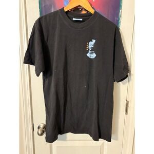 Pandak Mens Terracotta Warrior Graphic T-Shirt Black Size 2XL Cotton y2k